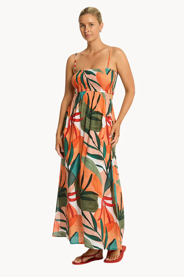 Tropaluxe Cutaway Bandeau Dress - Image 2