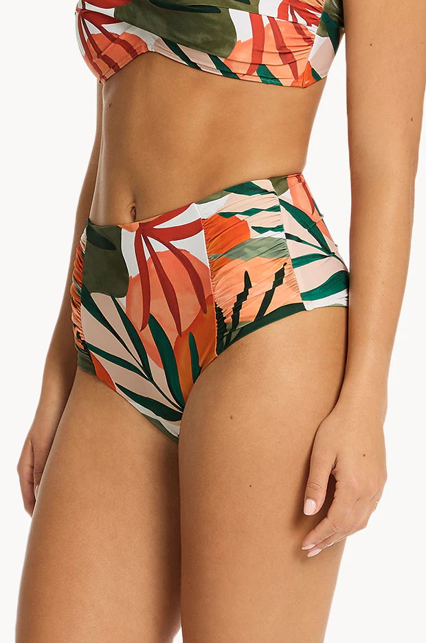 Tropaluxe Gathered High Waist Pant - Image 3
