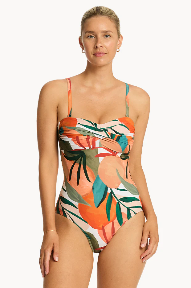 Tropaluxe Twist Bandeau One Piece - Image 2
