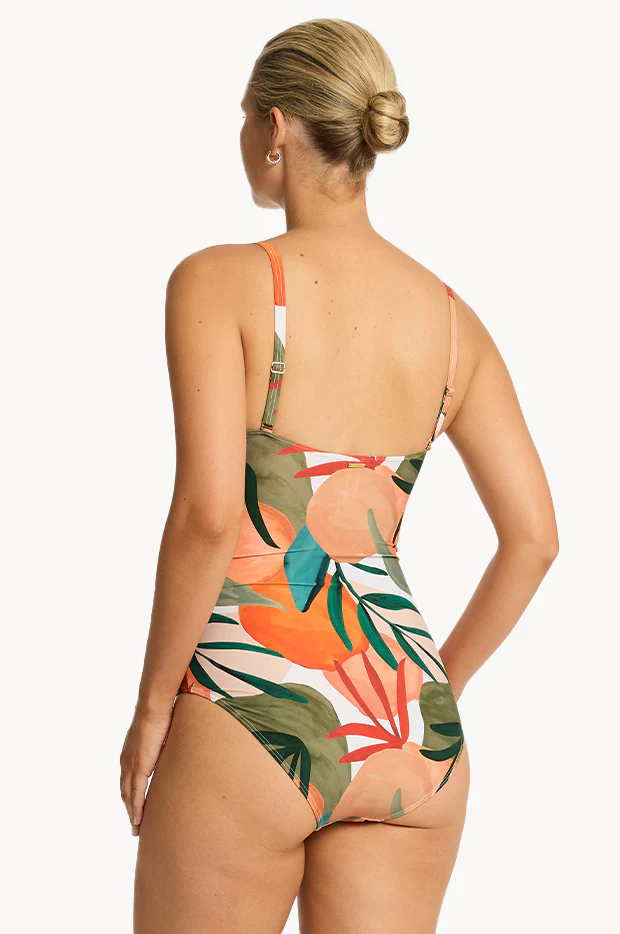 Tropaluxe Twist Bandeau One Piece - Image 3