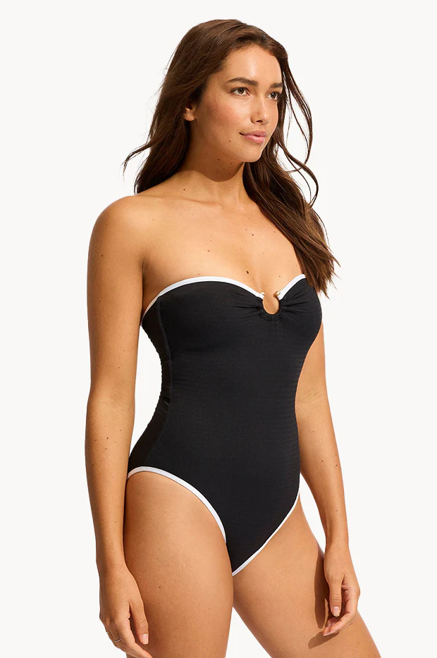 Beach Bound Ring Front Bandeau One Piece - Image 3