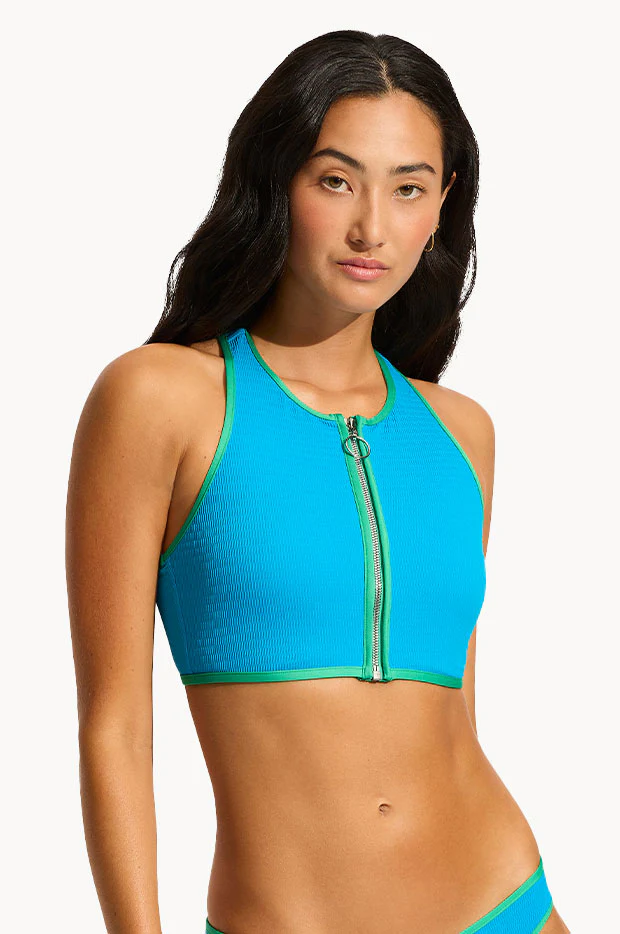 Beach Bound Zip Front Action Back Tank - Image 3