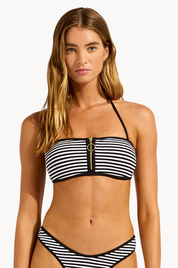 Clubhouse Zip Front Bandeau - Image 4