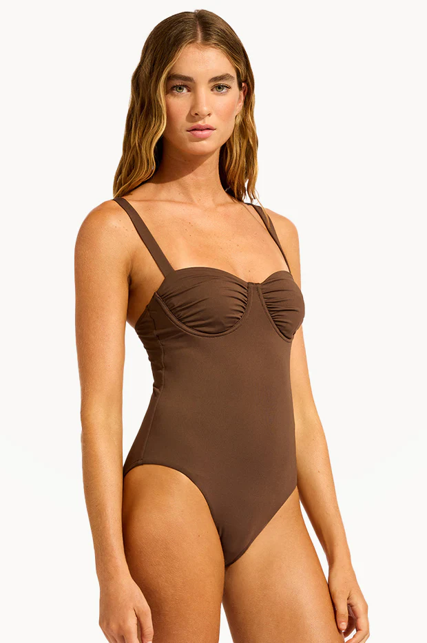 Collective Ruched Underwire One Piece - Image 3