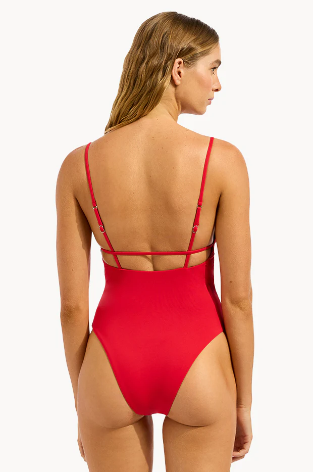 Collective V Neck One Piece - Image 2