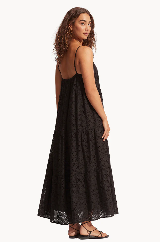Embroidery Tiered Dress - Image 2