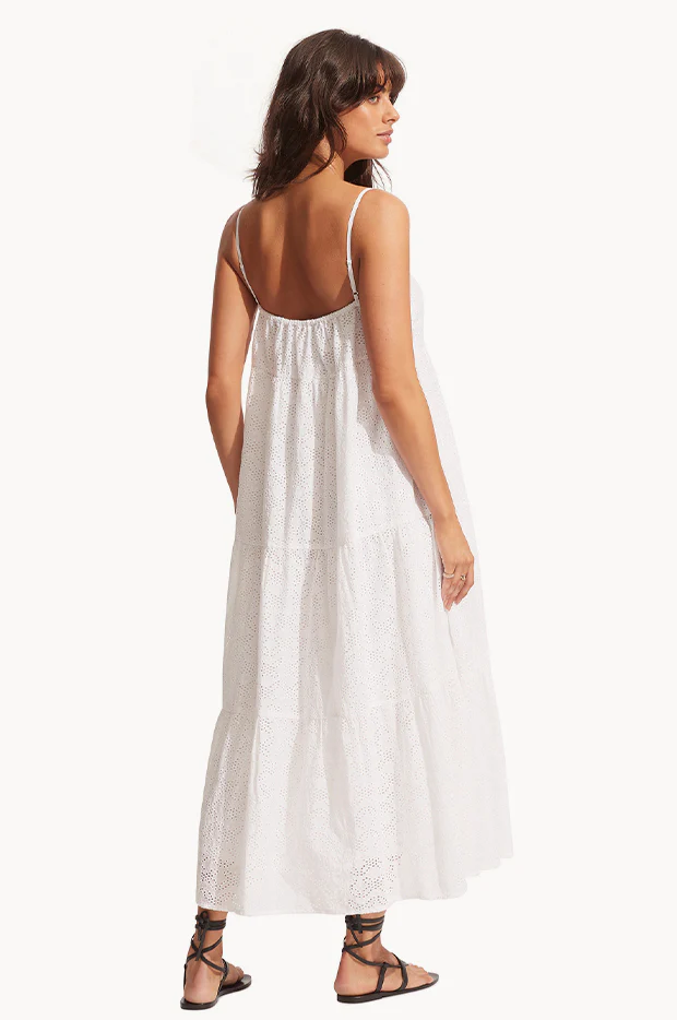 Embroidery Tiered Dress - Image 2