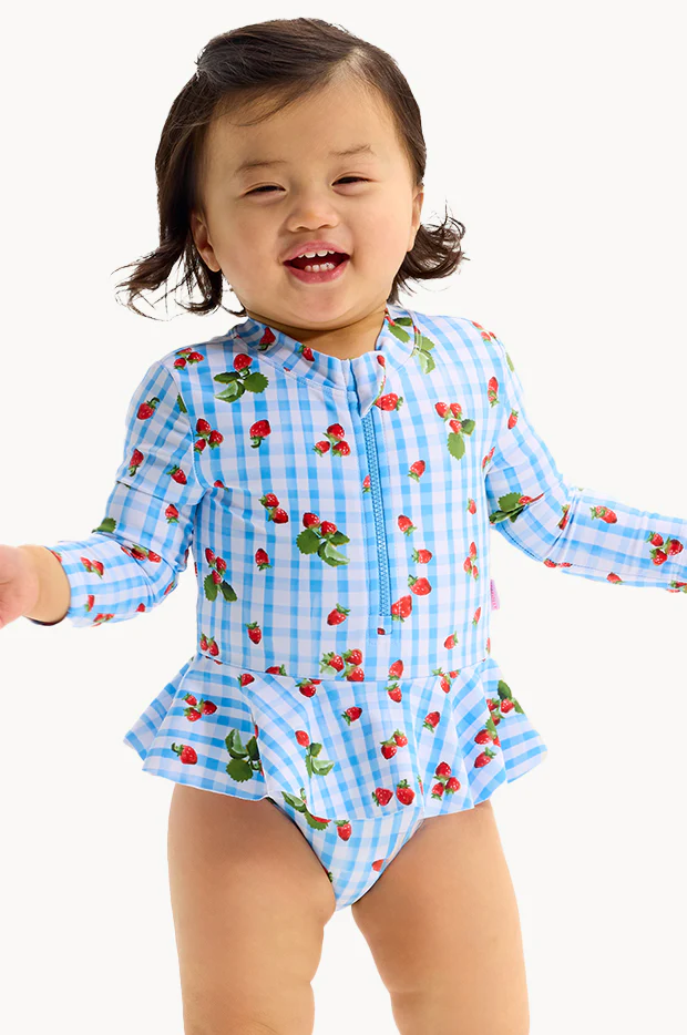 Baby Girls Beach Picnic Sunsuit - Image 2
