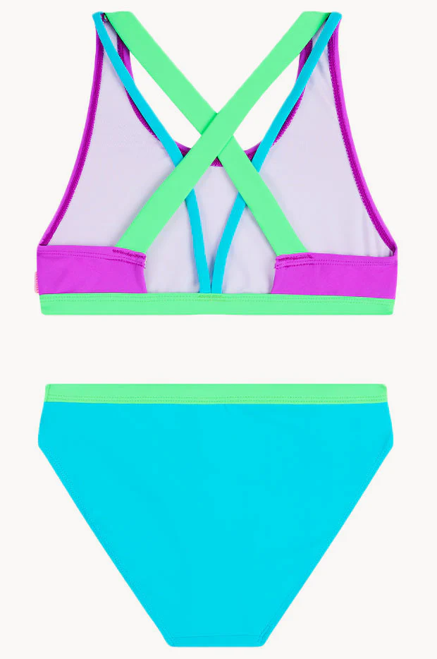 Carnivale Colour Block Crop Set - Image 2