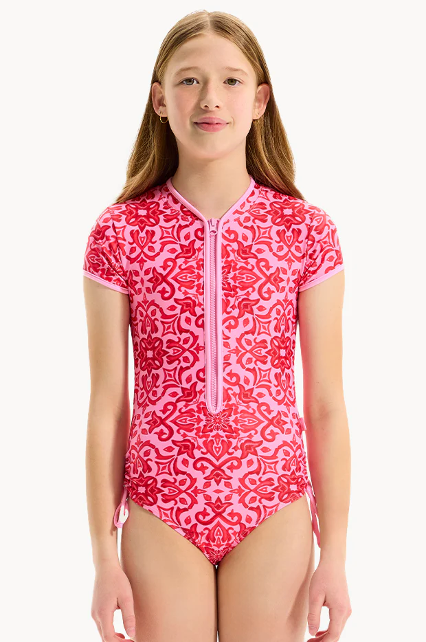Girls Capri Tile Sunsuit - Image 2