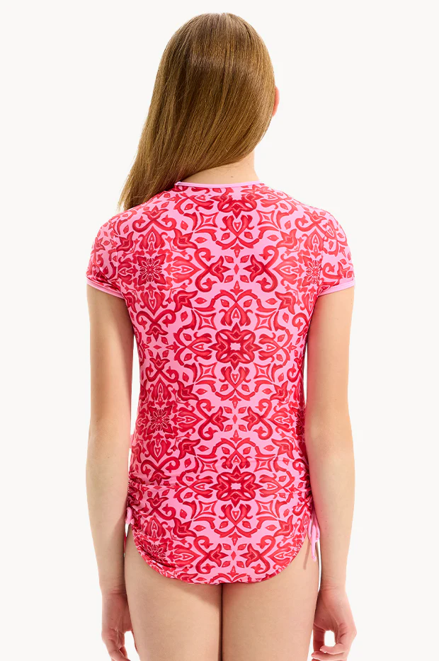 Girls Capri Tile Sunsuit - Image 3