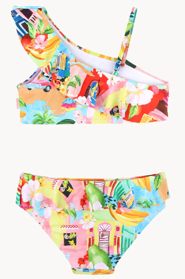 Girls Cuba One Shoulder Crop Set - Image 3
