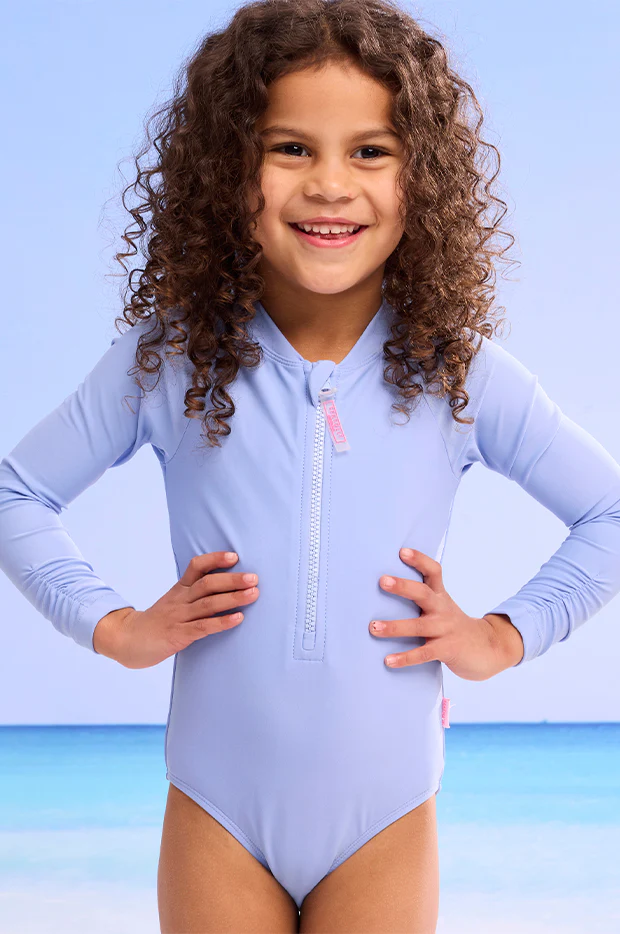 Girls Essentials Long Sleeve Sunsuit - Image 4