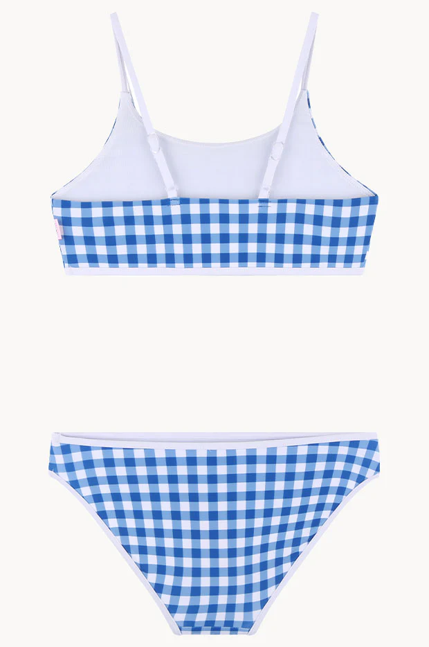 Girls Gingham Crop Set - Image 3