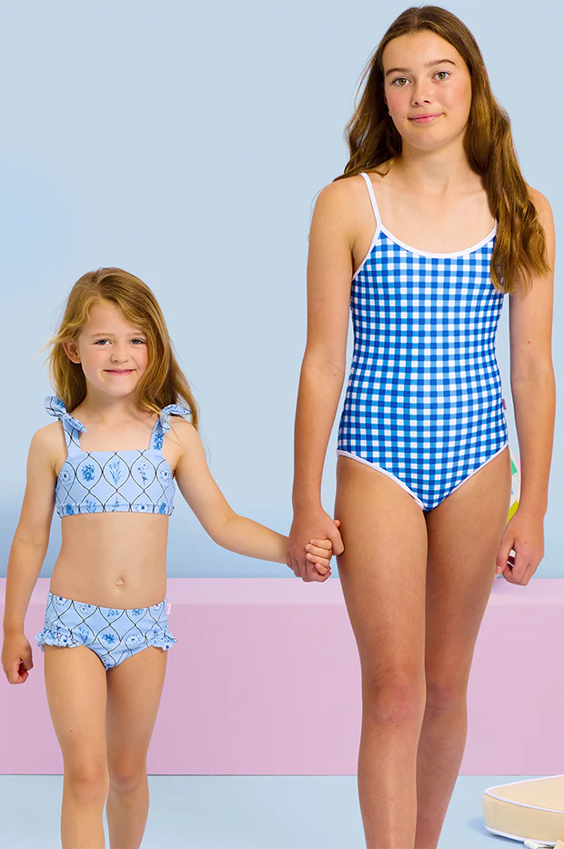 Girls Gingham One Piece - Image 6