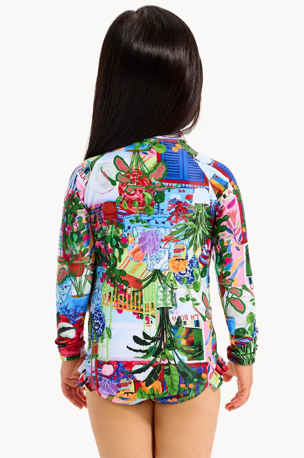 Girls La Boca Zip Sunsuit - Image 3