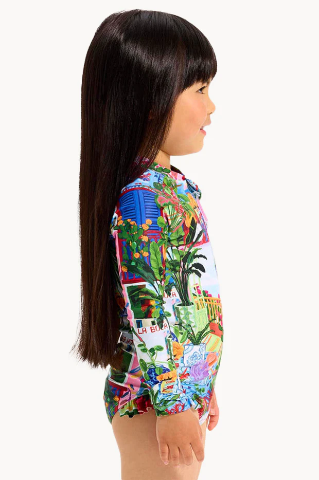 Girls La Boca Zip Sunsuit - Image 4
