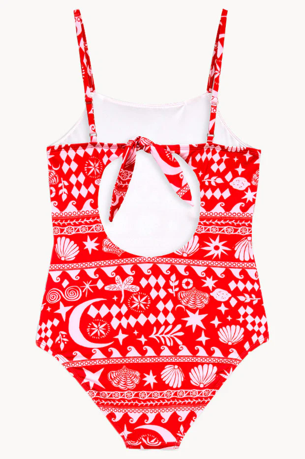 Girls Mykonos Summer One Piece - Image 3