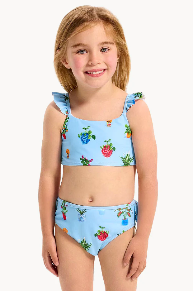 Girls Playa Bonita Frill Crop Set - Image 2