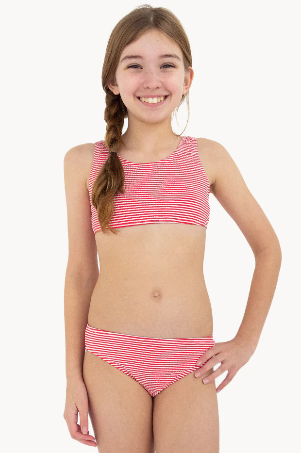 Girls Seersucker Crop Set - Image 4