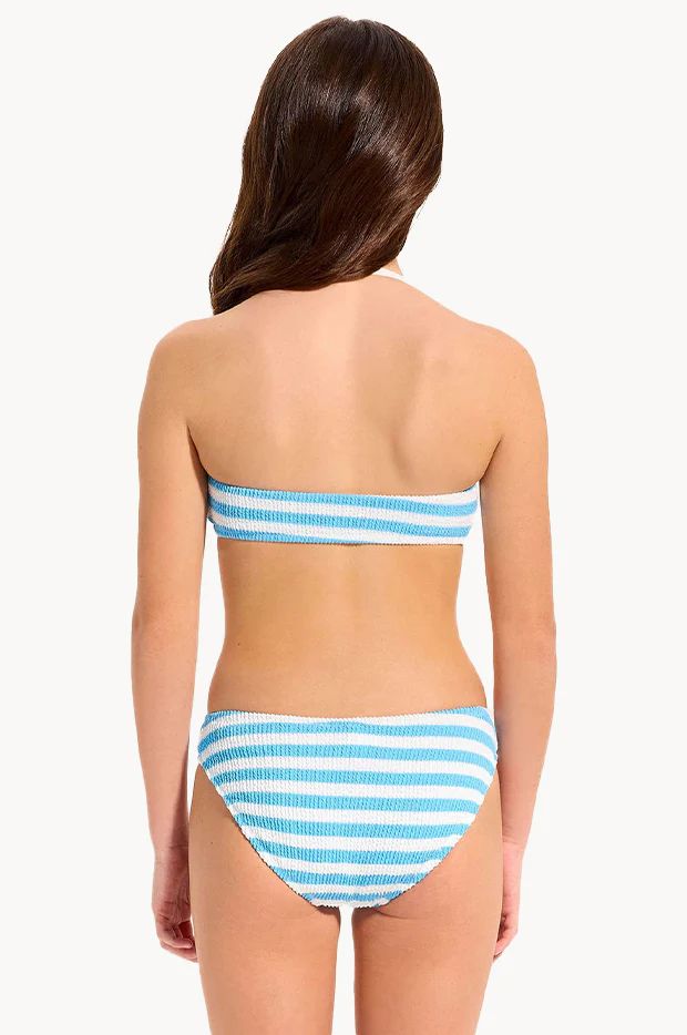 Girls Textured Stripe Bandeau Set - Image 2