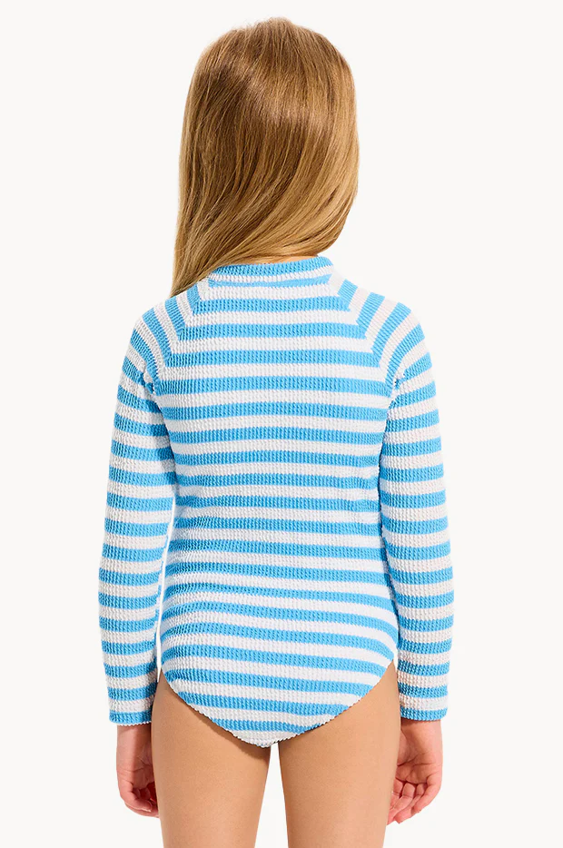 Girls Textured Stripe Sunsuit - Image 3