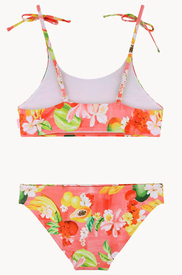 Girls Tropique Tie Crop Set - Image 3