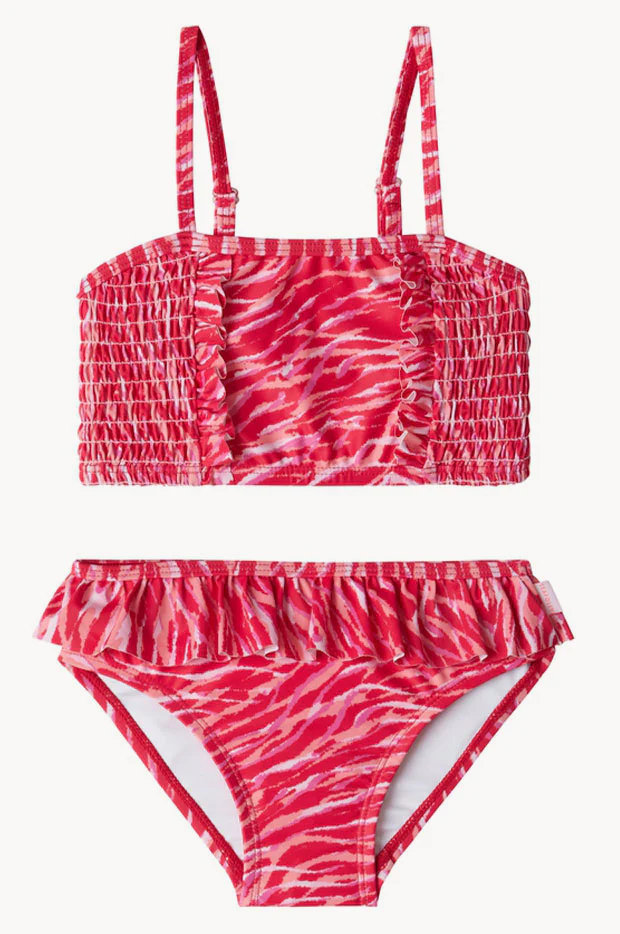 Girls Valencia Shirred Crop Set