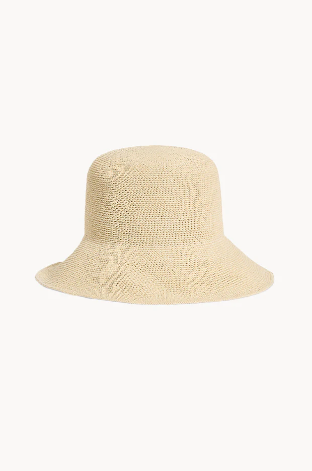 Packable Raffia Bucket Hat - Image 2