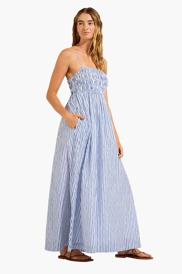 Shirred Midi Dress - Image 3