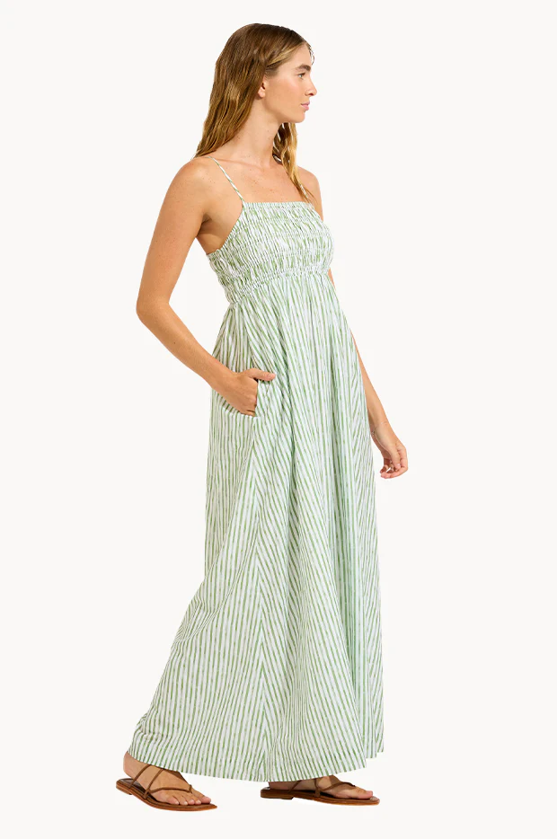 Shirred Midi Dress - Image 3