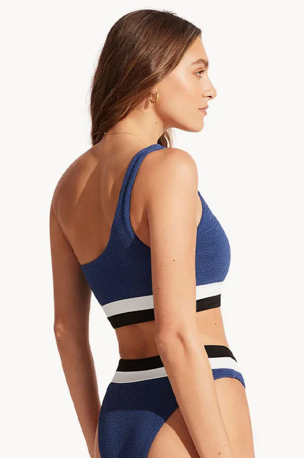 Slice Of Splice One Shoulder Top - Image 2