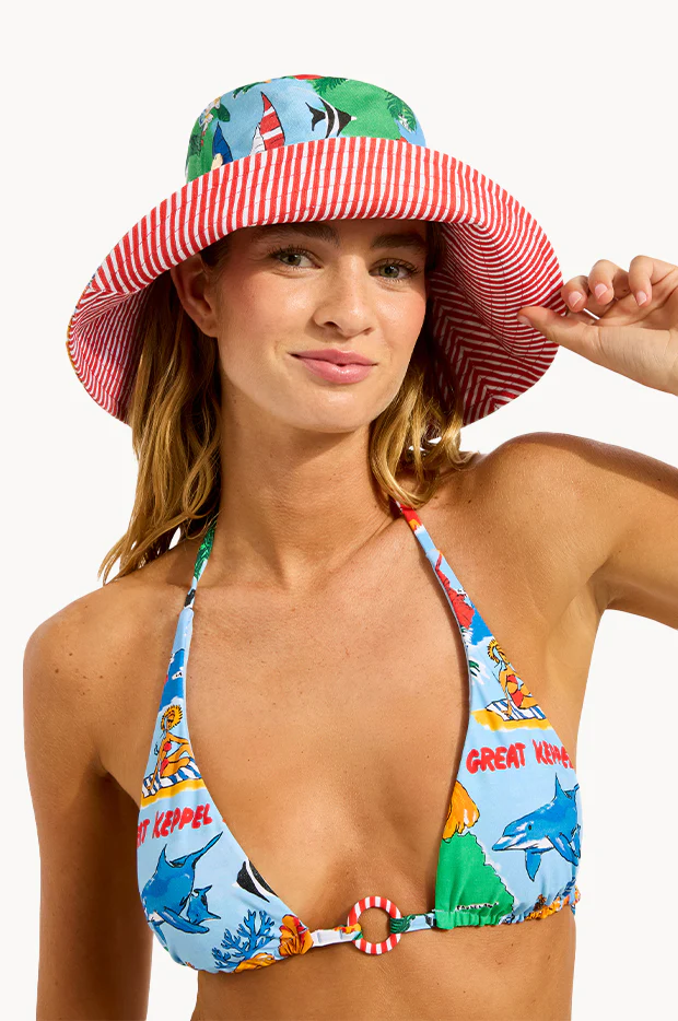 Viva Vacation Oversized Bucket Hat - Image 3