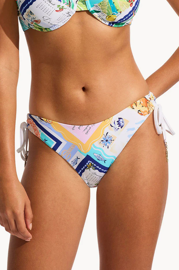 Wish You Were Here Loop Tie Side Pant