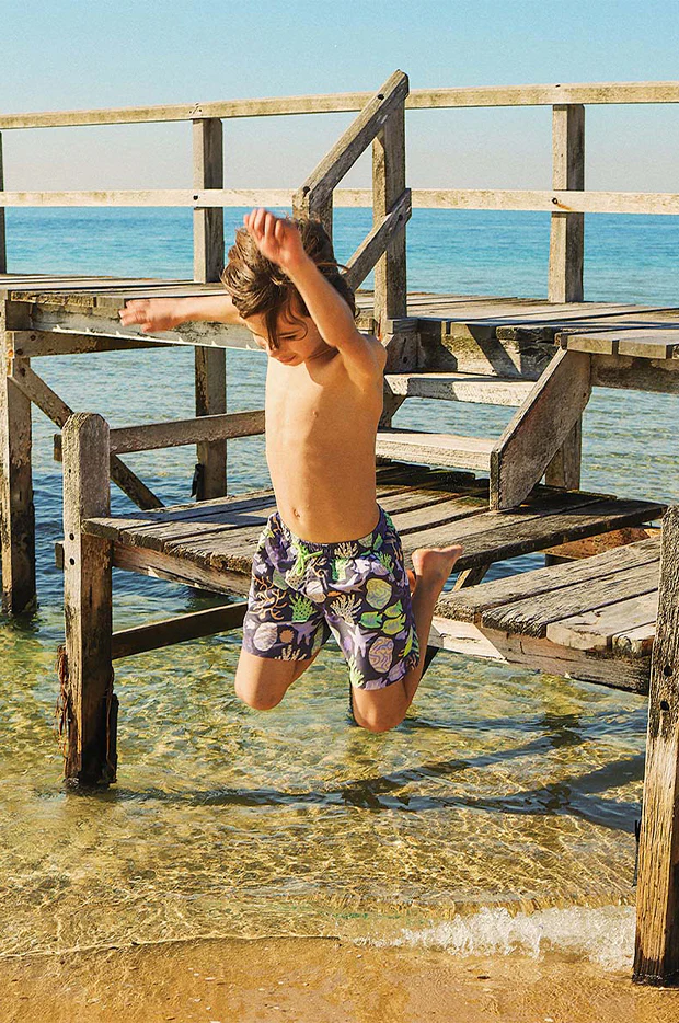Boys Coral Chaos Eco Short - Image 4