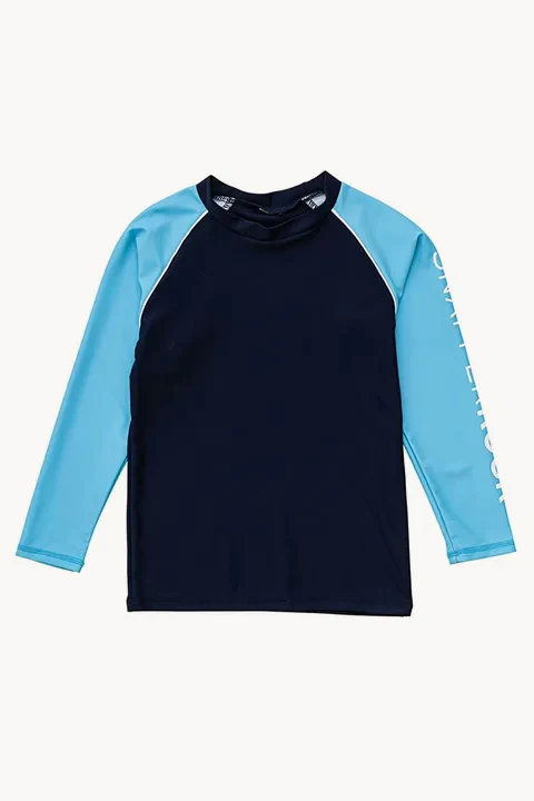 Boys Splice Long Sleeve Suntop
