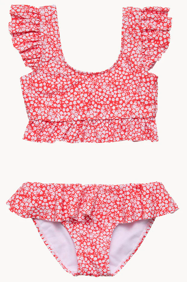 Girls Ditsy Bloom Frilled Crop Set - Image 2