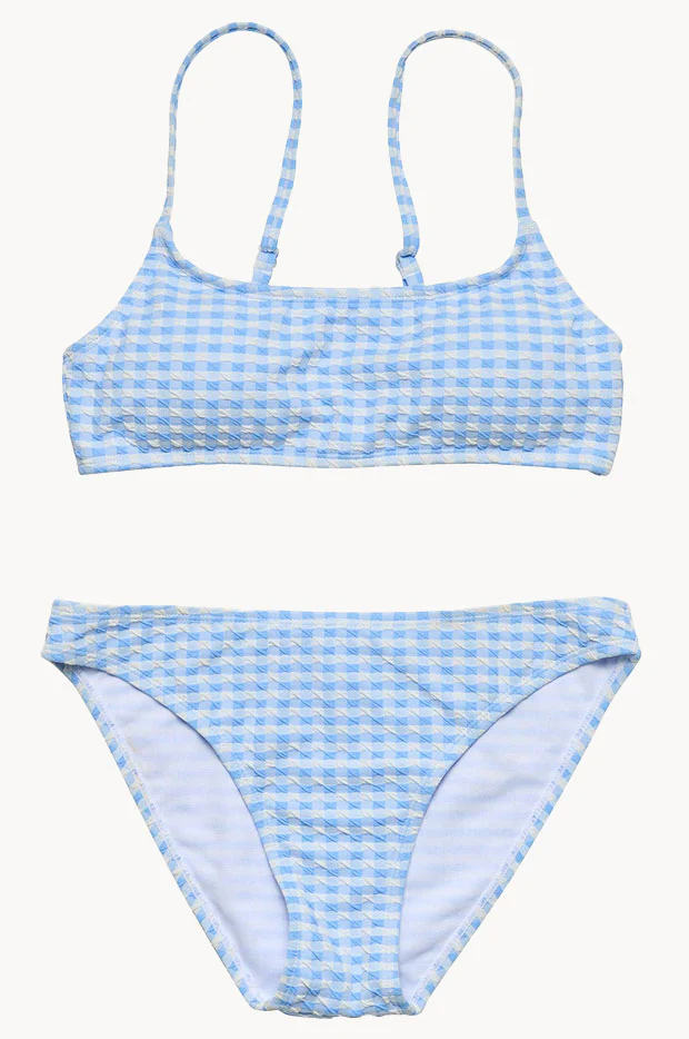 Girls Seaside Gingham Crop Set - Image 2