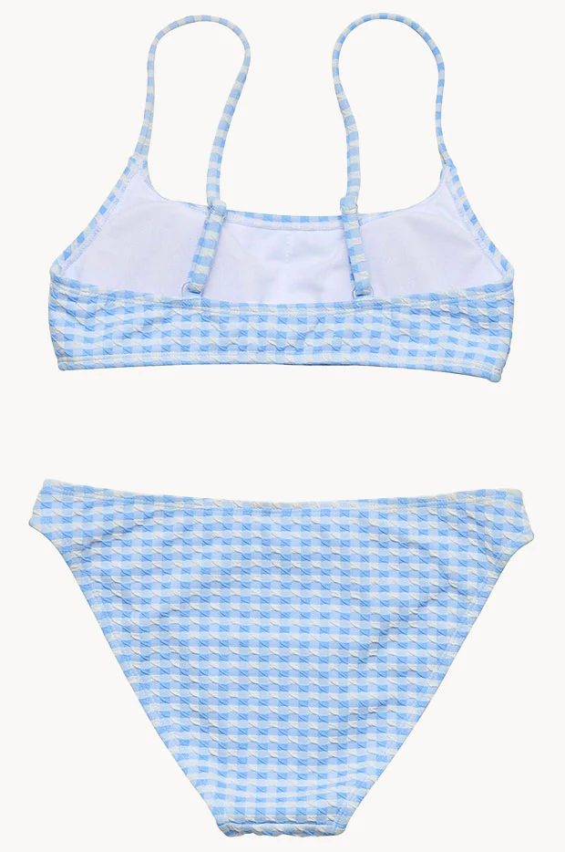 Girls Seaside Gingham Crop Set - Image 3
