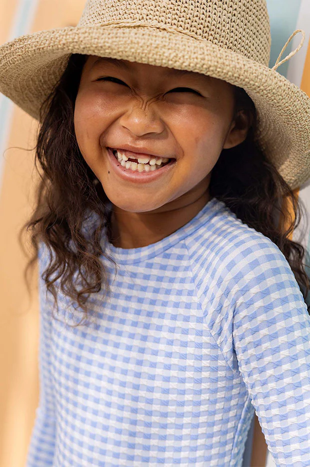 Girls Seaside Gingham Sunsuit - Image 5