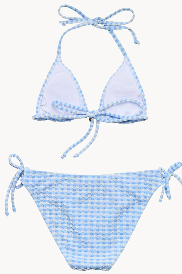 Girls Seaside Gingham Tri Set - Image 2