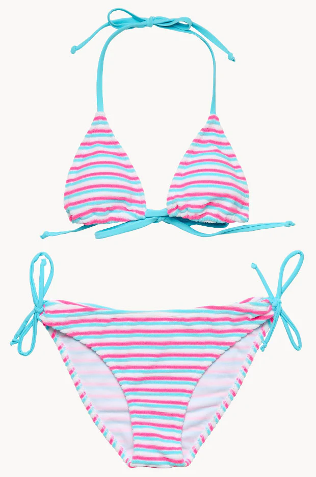 Girls Sorbet Stripe Tri Set - Image 2