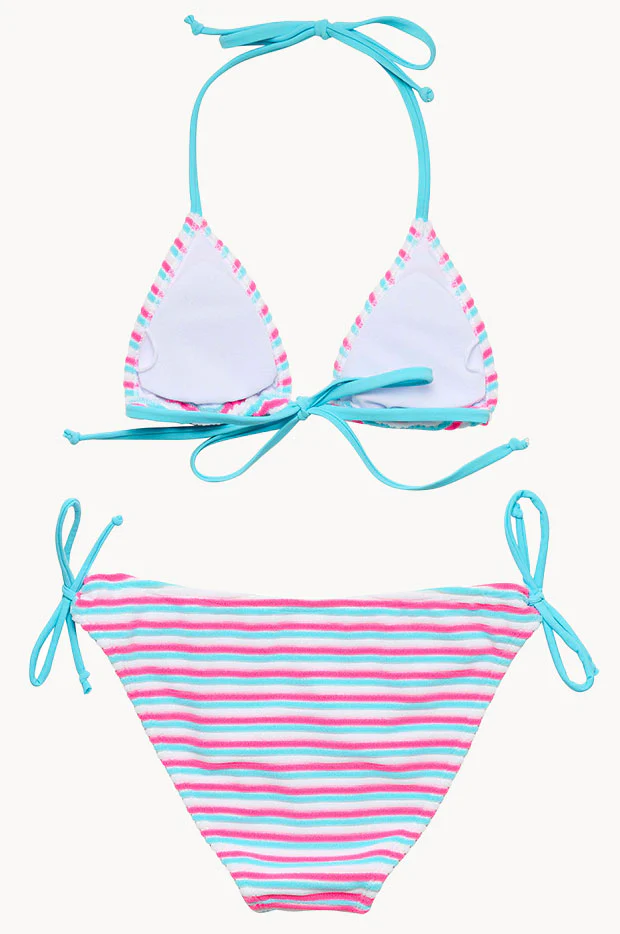 Girls Sorbet Stripe Tri Set - Image 3