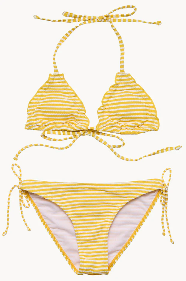 Girls Sunshine Stripe Tri Set - Image 2