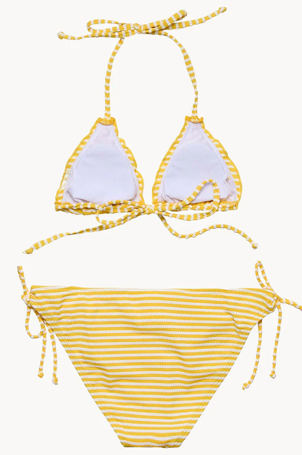 Girls Sunshine Stripe Tri Set - Image 3
