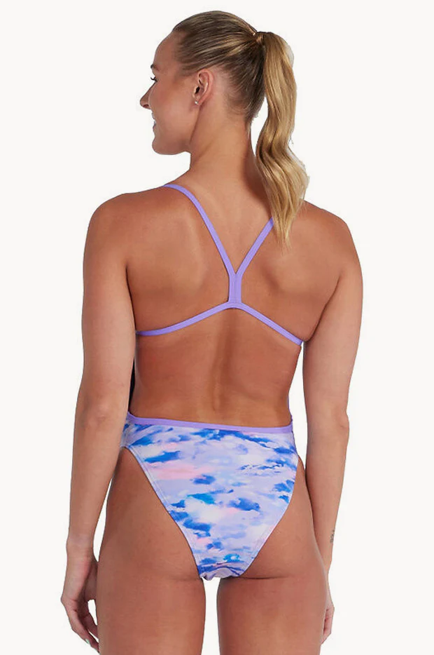 Allover Digital V Back One Piece - Image 2