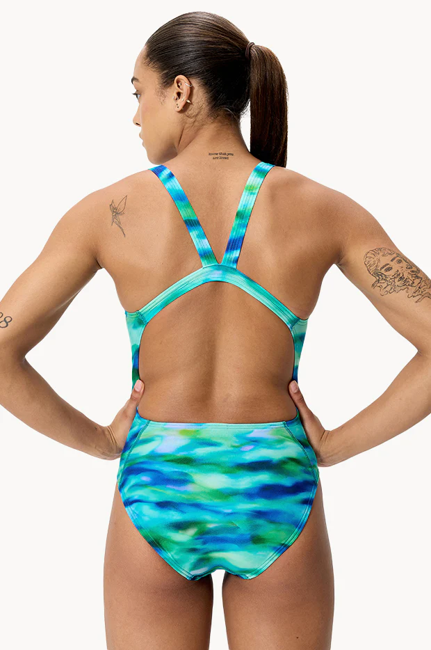 Allover Printed Leaderback One Piece - Image 2