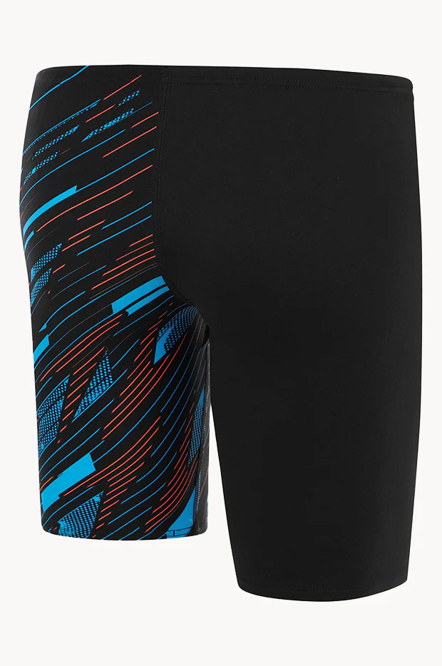 Boys Allover Hyperboom V Cut Jammer - Image 2