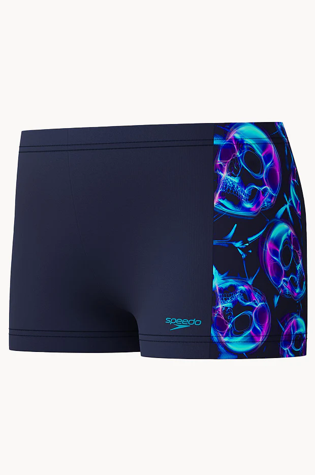 Boys Allover Print Panel Aquashort - Image 3