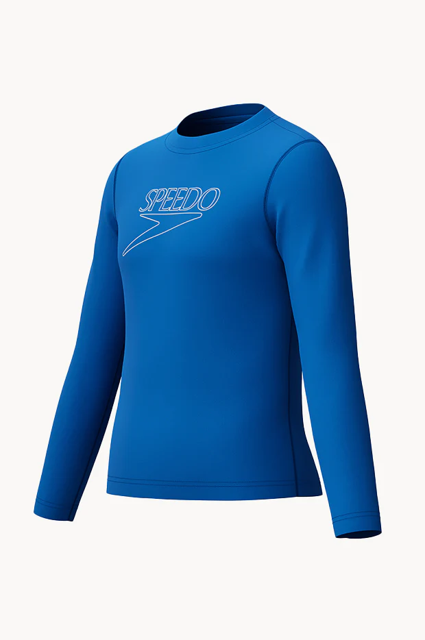 Boys Classic Logo Long Sleeve Suntop - Image 3
